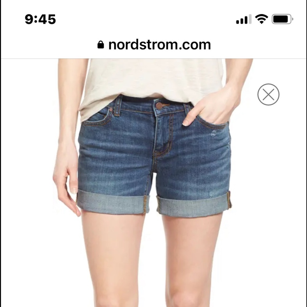 Caslon Shorts Boyfriend Denim
